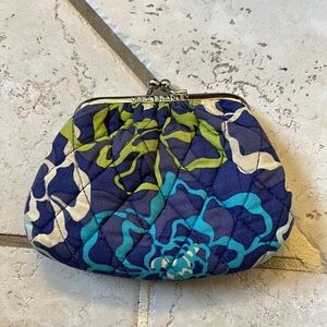 Vera Bradley Blue Floral Coin Purse women’s